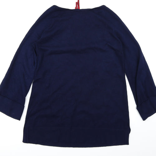 Love Scarlett Womens Blue   Basic T-Shirt Size S