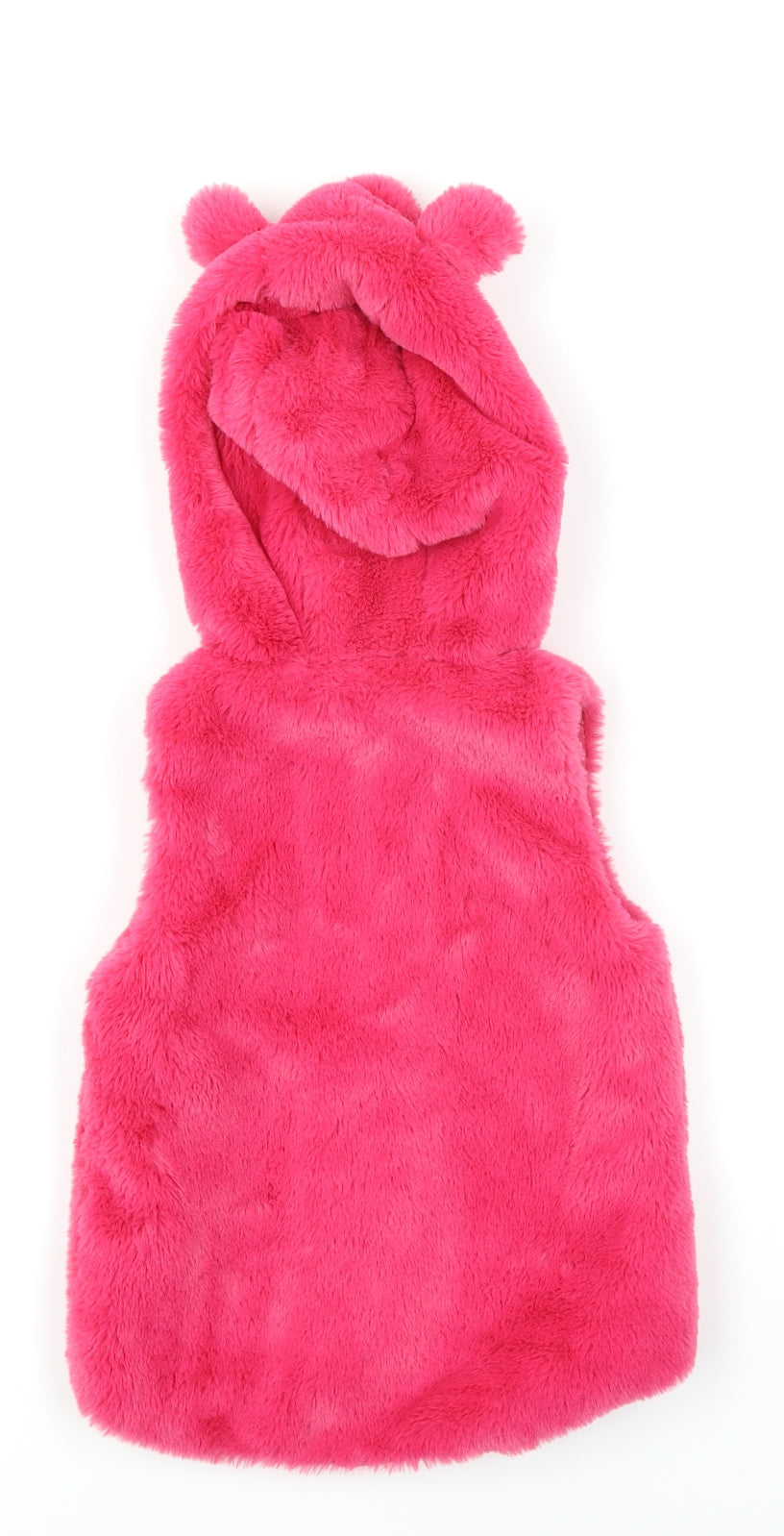 Pep & Co Girls Pink   Gilet Coat Size 4-5 Years