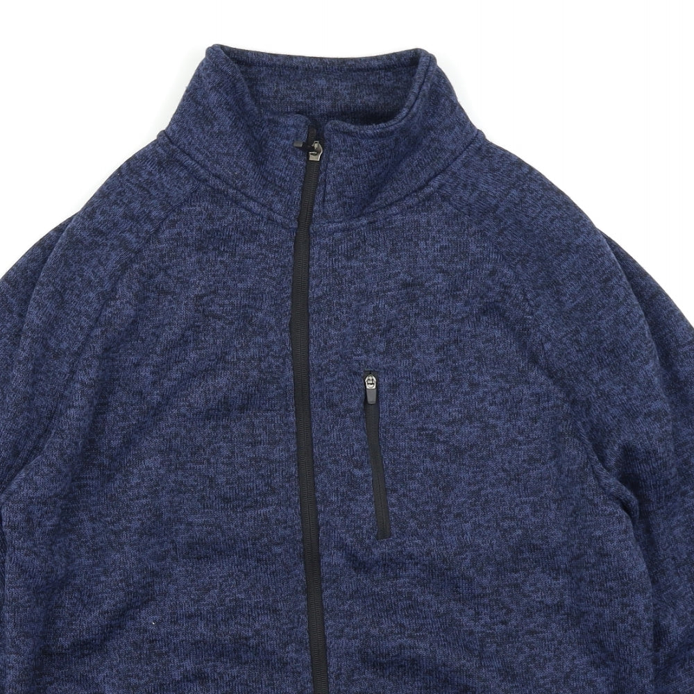 Cedar Wood State Mens Blue  Fleece Jacket  Size S