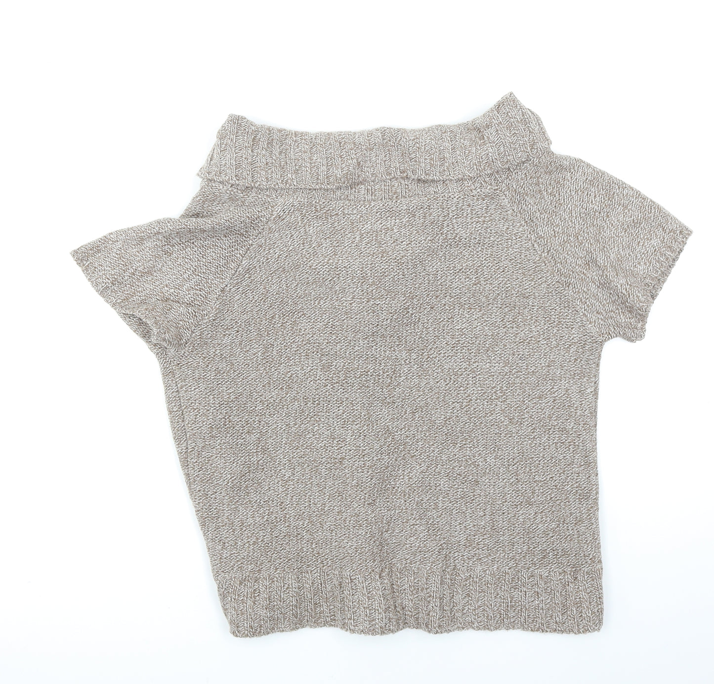 E-vie Womens Beige   Cardigan Jumper Size 14