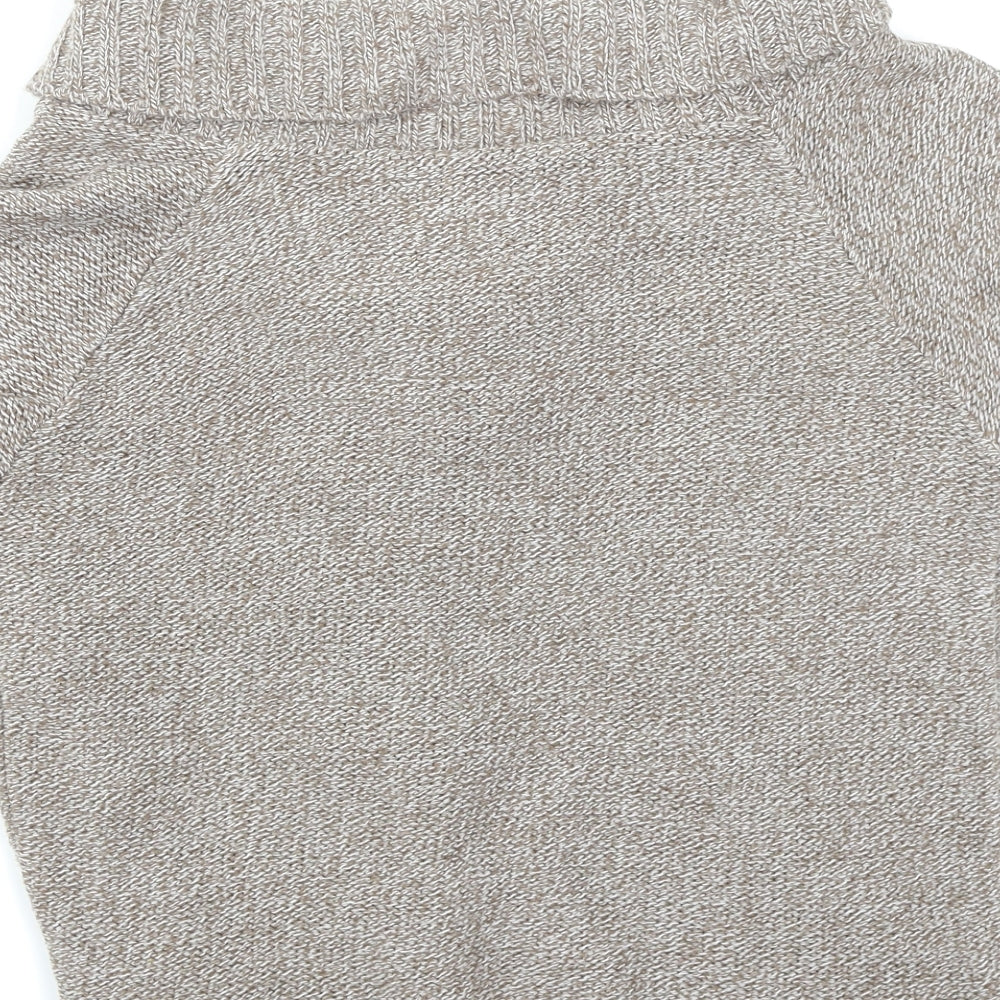 E-vie Womens Beige   Cardigan Jumper Size 14