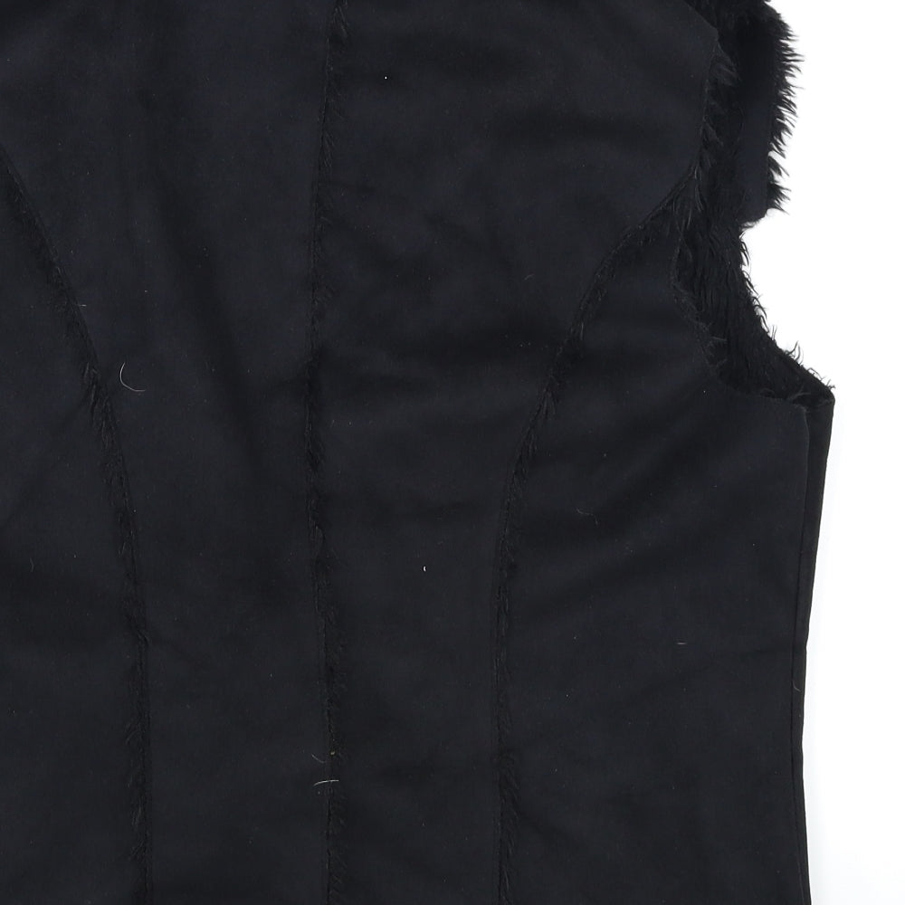 F&F Womens Black   Gilet Coat Size 18