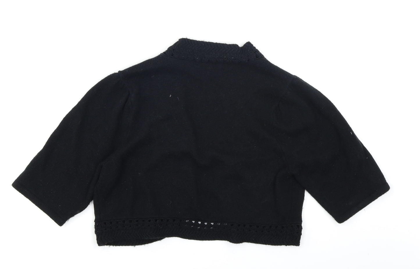 Linea Womens Black   Shrug Jumper Size M
