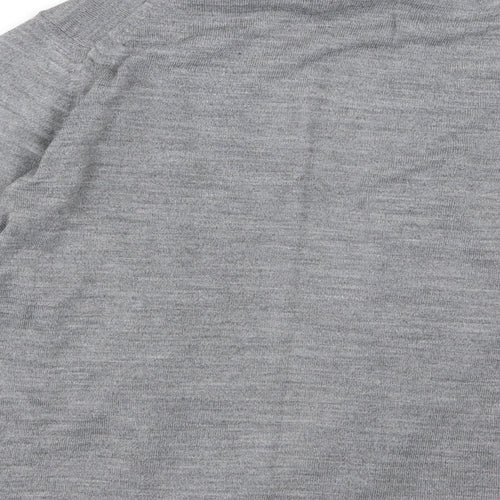 Preworn Womens Grey  Knit Cardigan Jumper Size 16