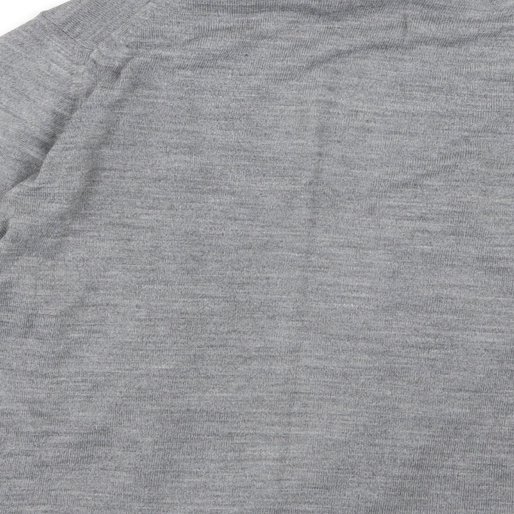 Preworn Womens Grey  Knit Cardigan Jumper Size 16