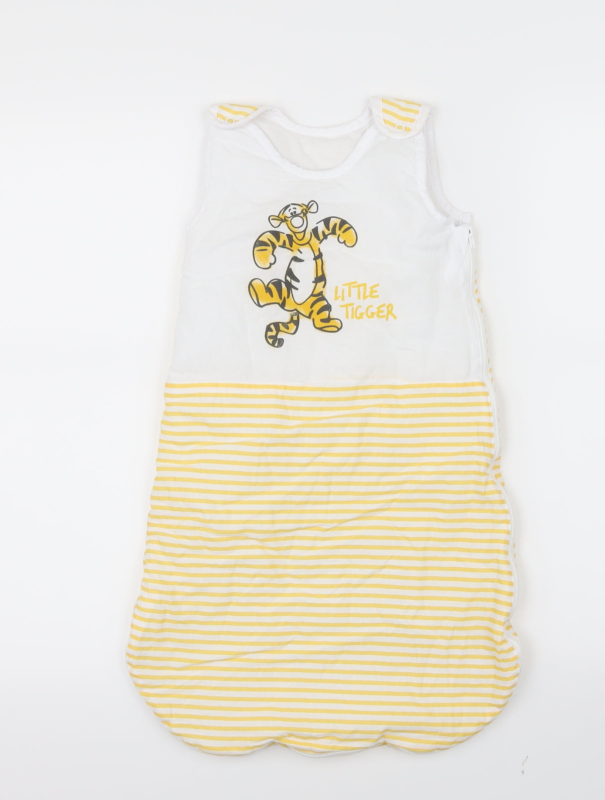 Disney Baby Baby White Geometric  Cami One Piece Size 3-6 Months  - Tigger