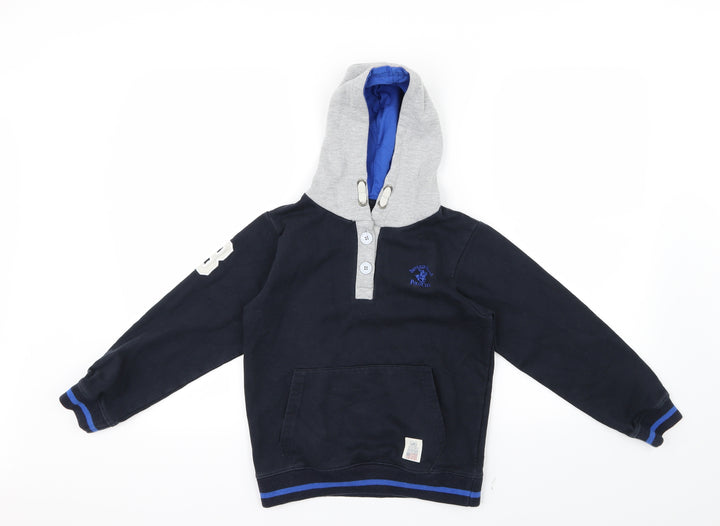 Beverly Hills Polo Club Boys Blue Pullover Hoodie Size 9-10 Years