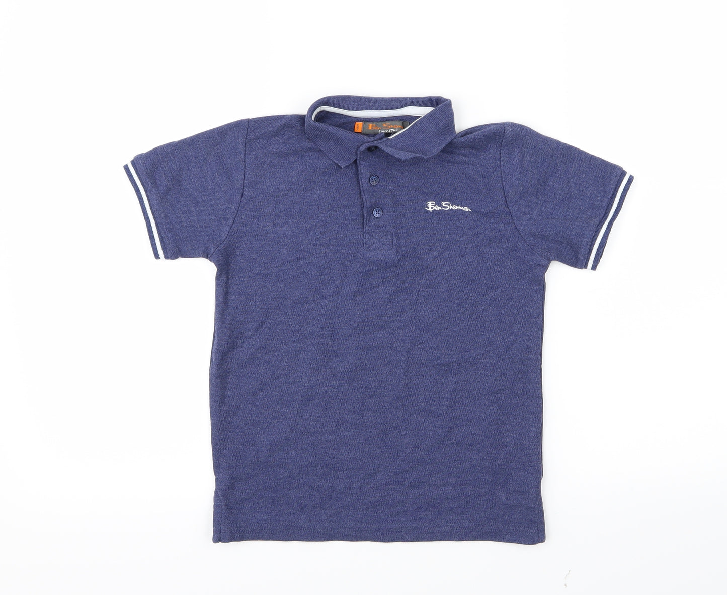 Ben Sherman Boys Blue   Basic Polo Size 6-7 Years
