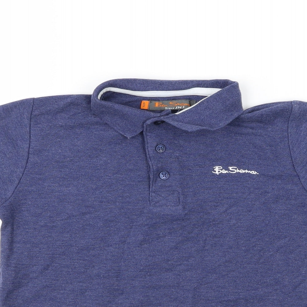 Ben Sherman Boys Blue   Basic Polo Size 6-7 Years