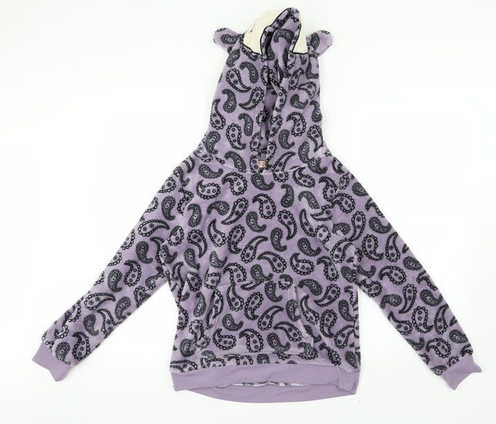Dorothy Perkins Womens Purple Paisley  Top Pyjama Top Size S