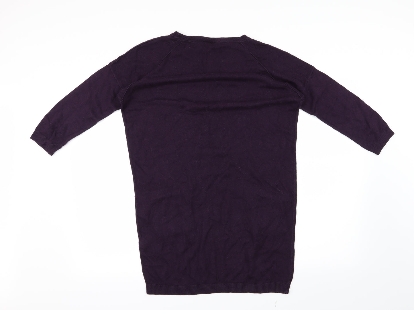 Warehouse Womens Purple  Knit Pullover Jumper Size 10