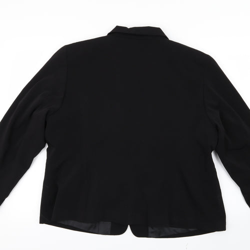 Marks and Spencer Womens Black   Jacket Blazer Size 22