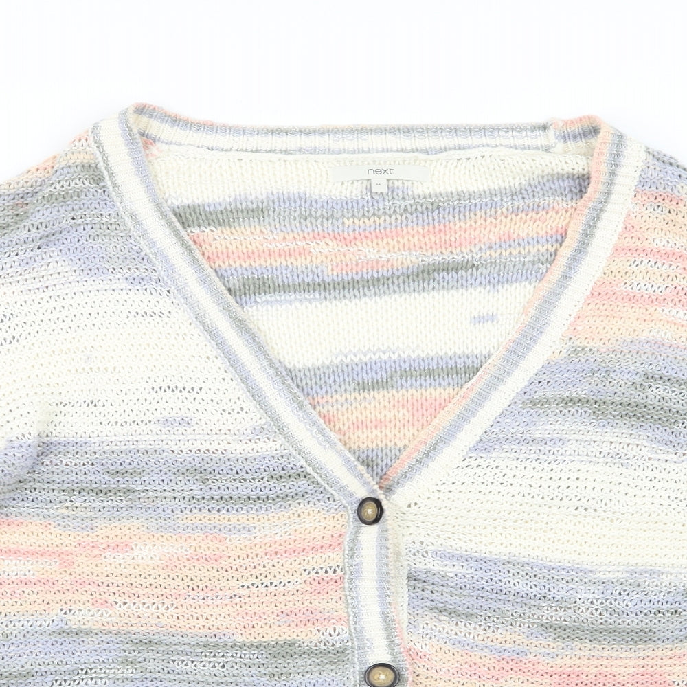 NEXT Womens Pink  Knit Cardigan Jumper Size M