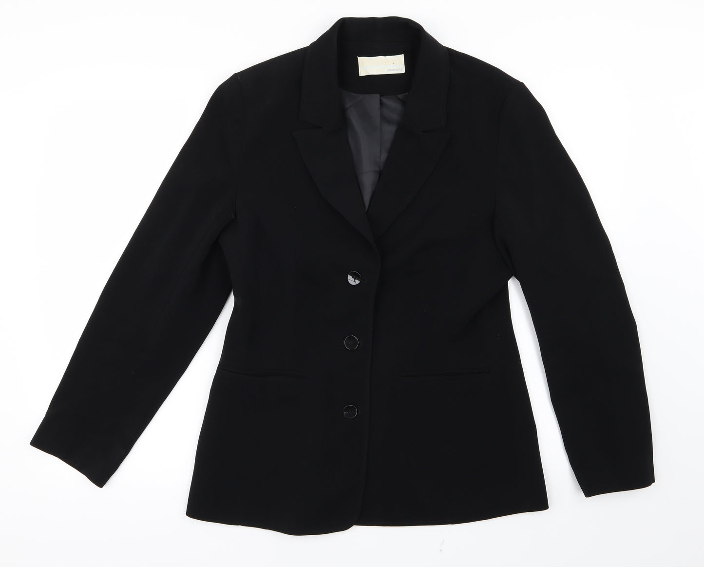 AMARANTO Womens Black   Jacket Blazer Size 12
