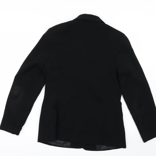 AMARANTO Womens Black   Jacket Blazer Size 12