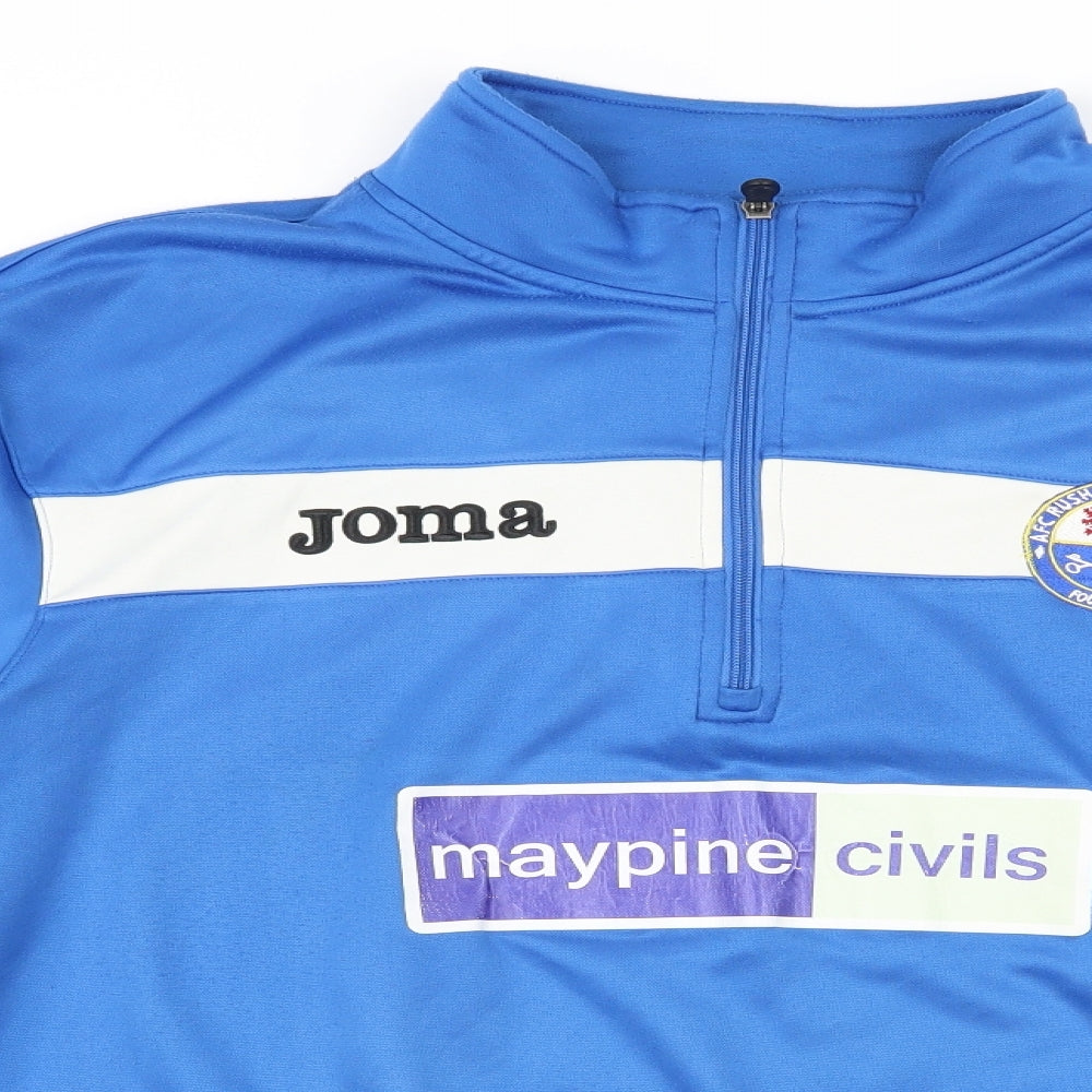 Joma Mens Blue   Jacket  Size L  - AFC Rushden & Diamonds