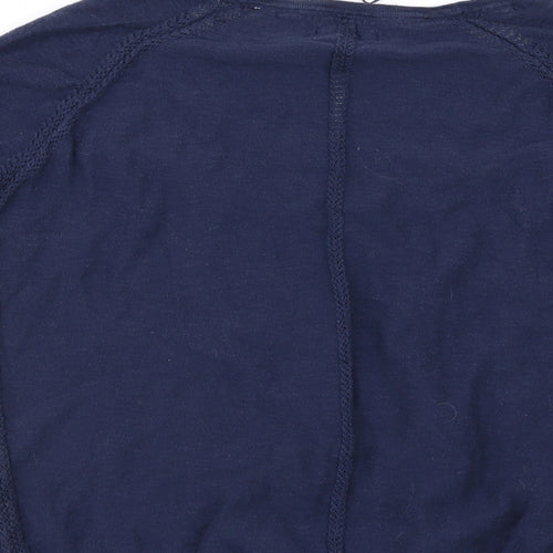 Fat Face Womens Blue  Knit Cardigan Jumper Size 10