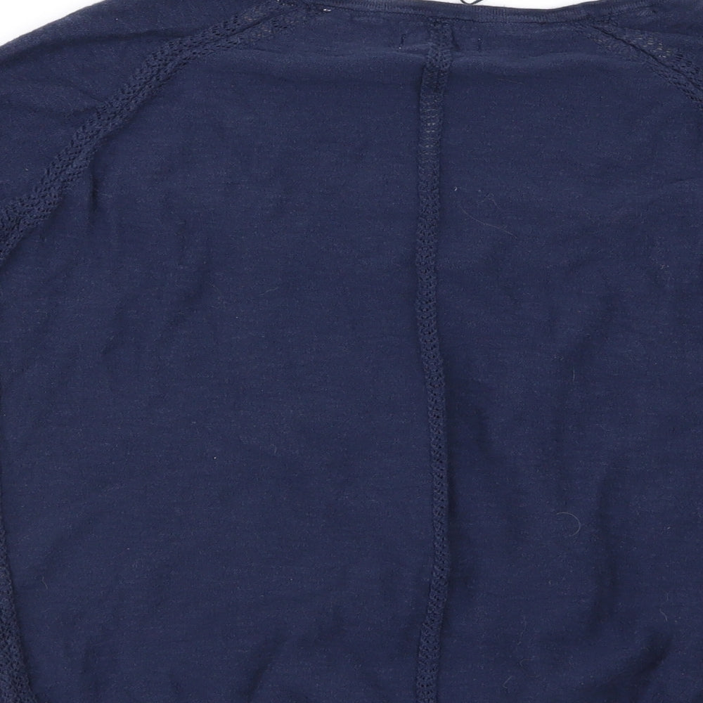 Fat Face Womens Blue  Knit Cardigan Jumper Size 10