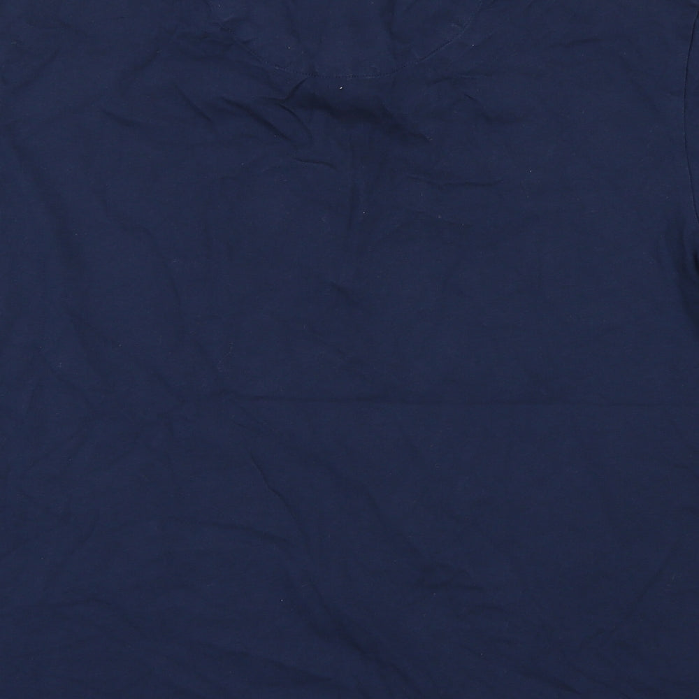 Bewley & Ritch Mens Blue Geometric   Polo Size 2XL