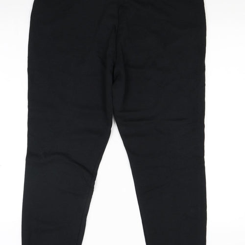 Nike Womens Black  Jersey Jogger Trousers Size XL L27 in