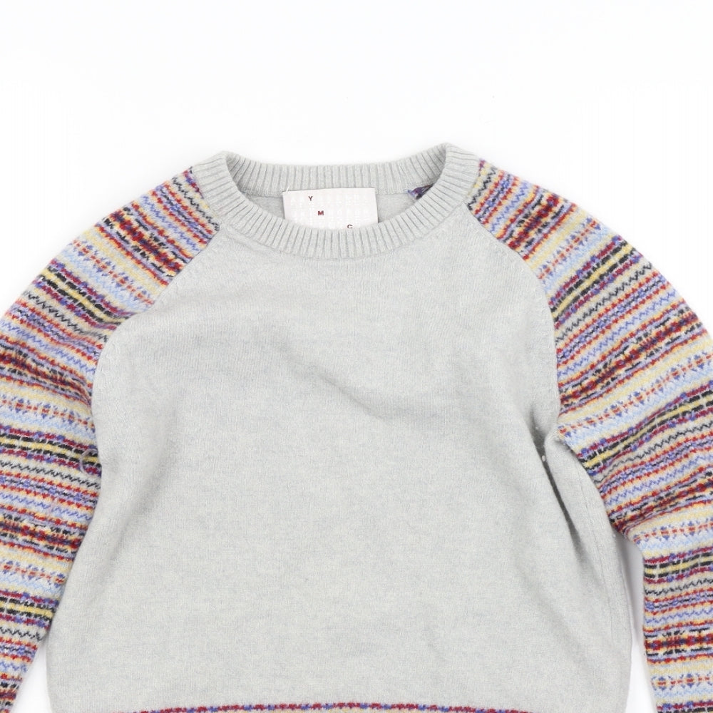 YMC Womens Grey  Knit Pullover Jumper Size M