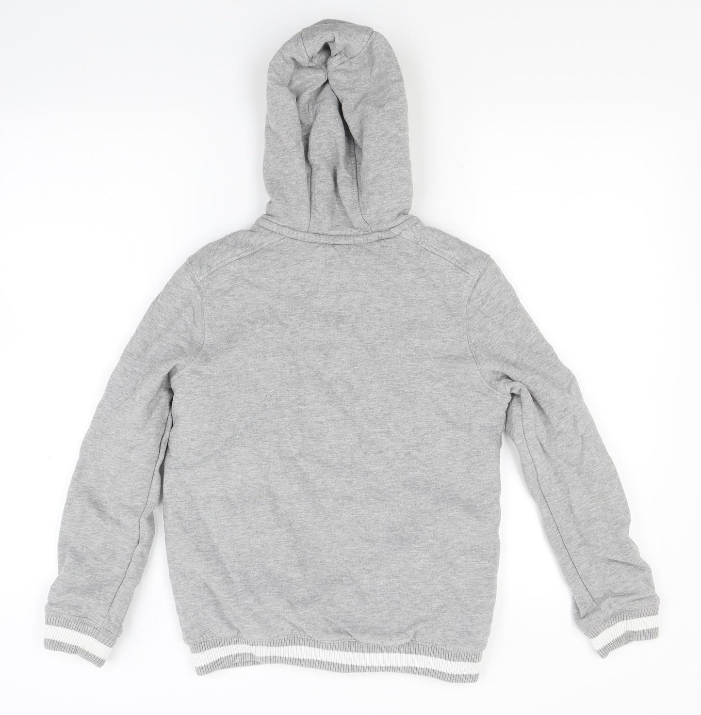 Marks and Spencer Boys Grey   Full Zip Hoodie Size 10 Years