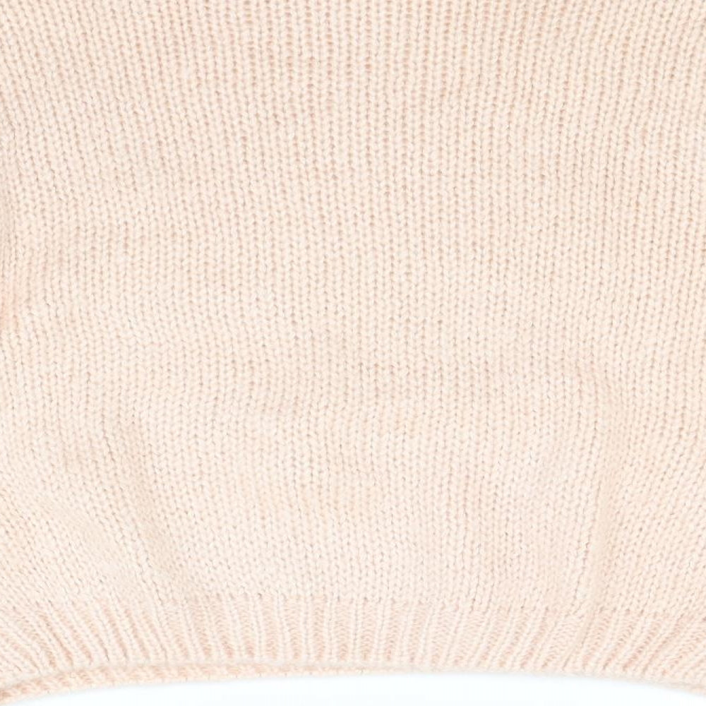 Divided Womens Pink  Knit Pullover Jumper Size M