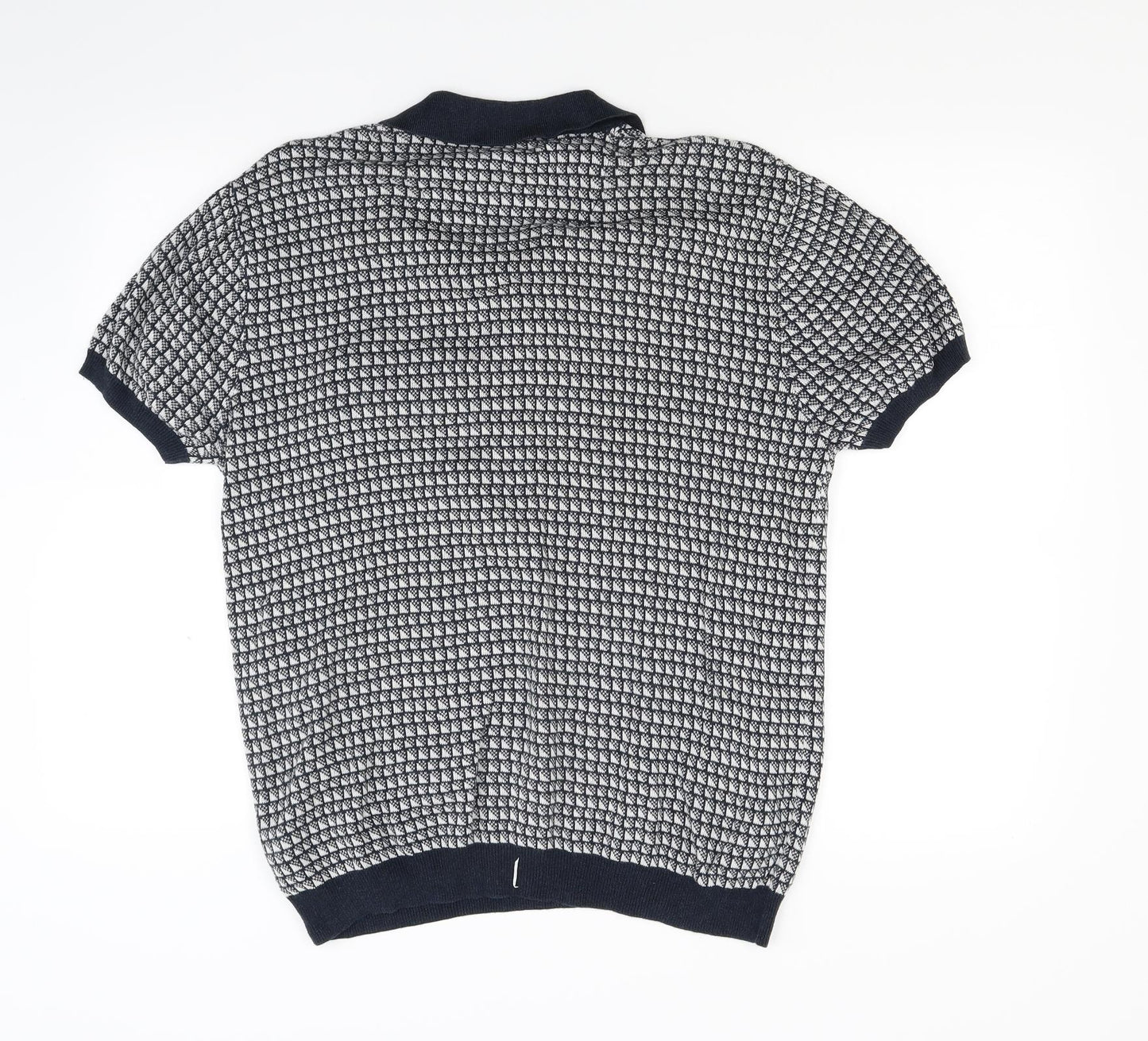 NEXT Mens Grey  Knit  Polo Size L