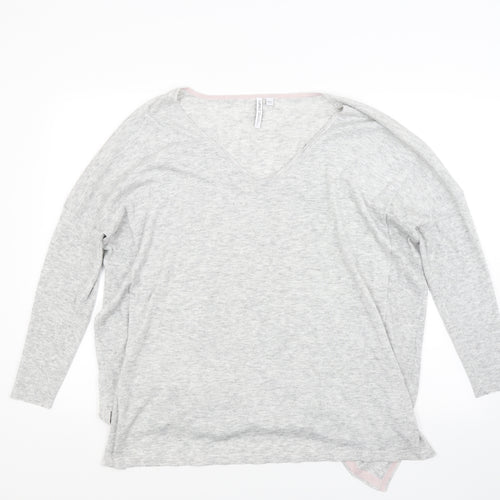 Capsule Womens Grey  Knit Pullover Jumper Size 22