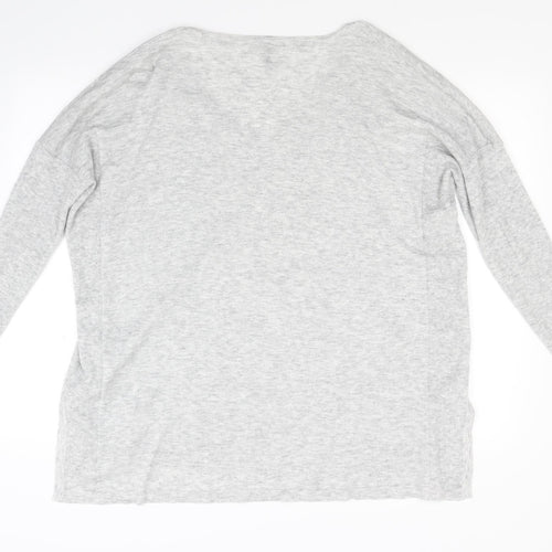 Capsule Womens Grey  Knit Pullover Jumper Size 22