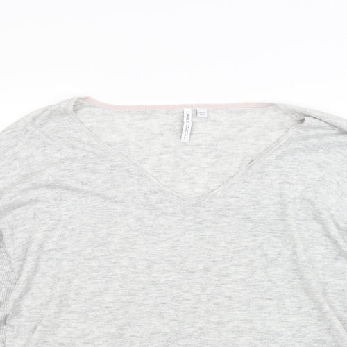 Capsule Womens Grey  Knit Pullover Jumper Size 22