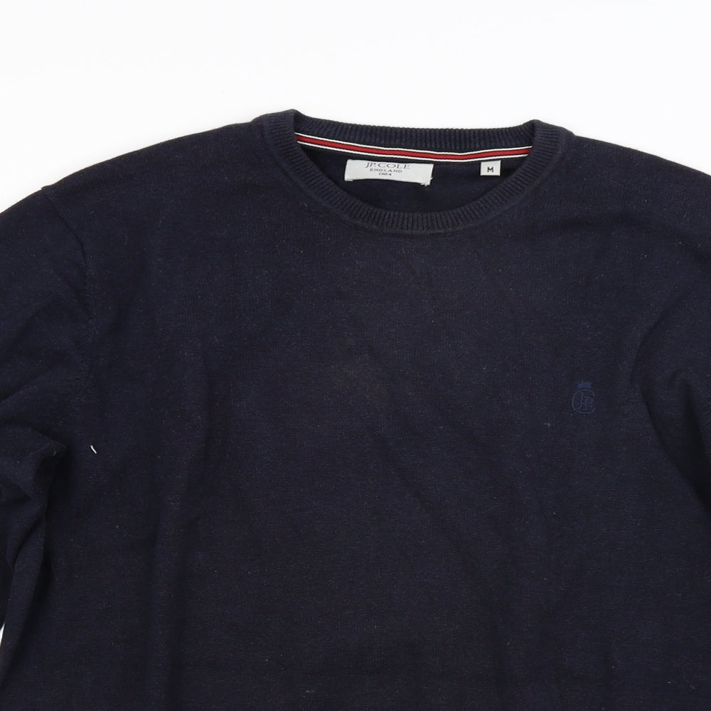 JP Cole Mens Blue  Knit Pullover Jumper Size M