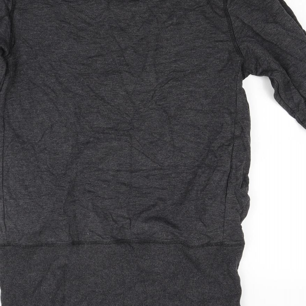 Bamboo Clothing Womens Grey  Jacquard Jumper Dress  Size 10