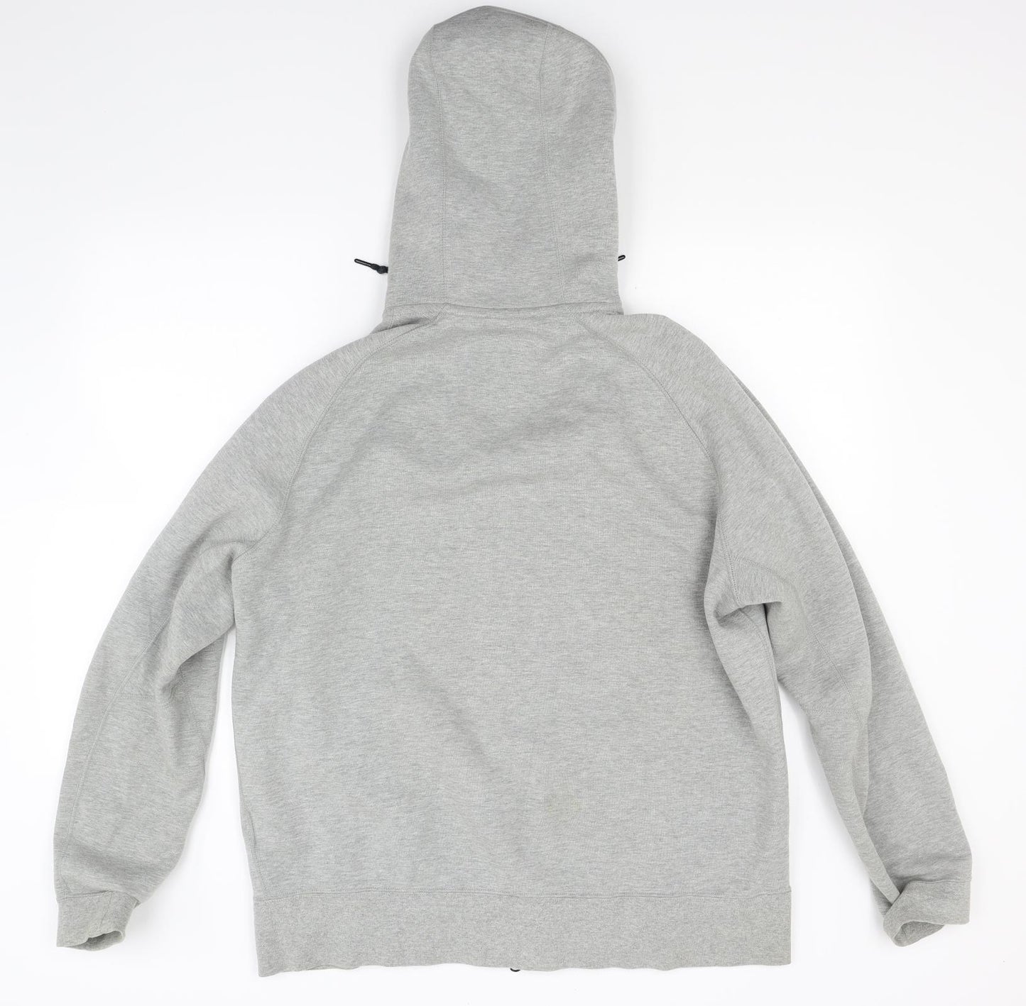 Nike Mens Grey  Jersey Full Zip Hoodie Size XL