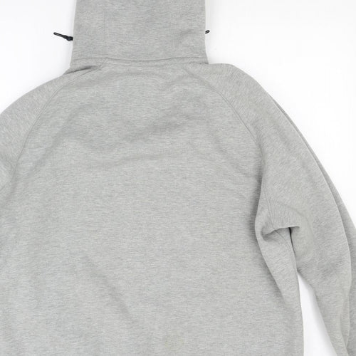 Nike Mens Grey  Jersey Full Zip Hoodie Size XL