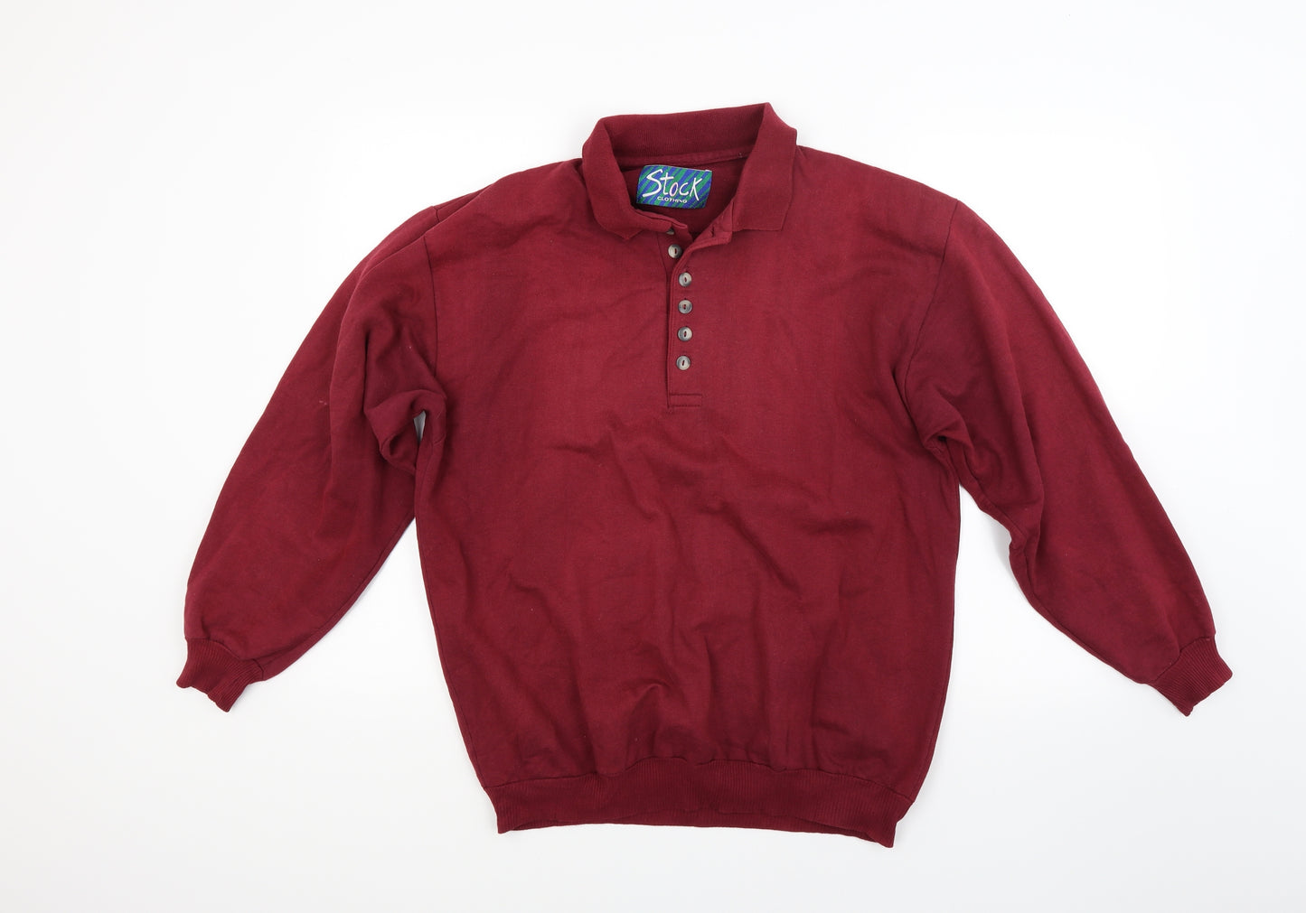 Stock Mens Red  Jersey  Polo One Size