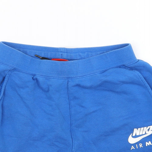 Nike Boys Blue  Jacquard Sweat Shorts Size 14 Years