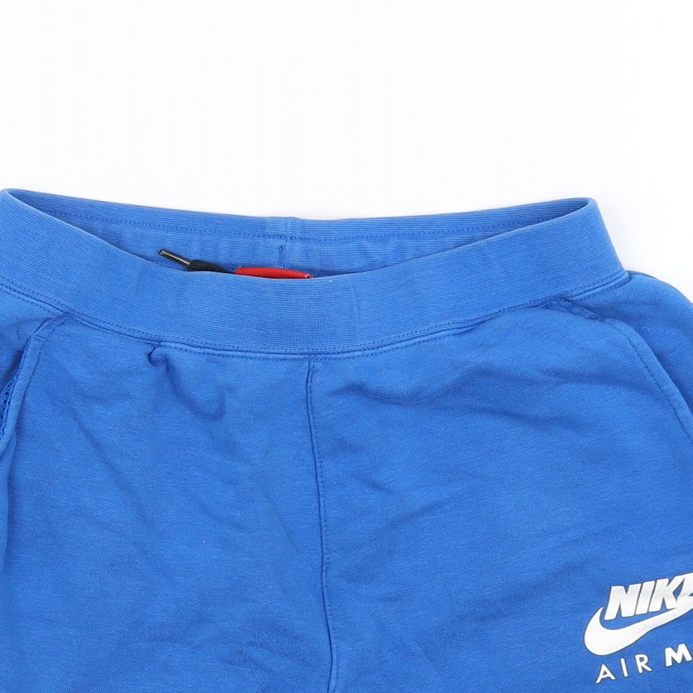 Nike Boys Blue  Jacquard Sweat Shorts Size 14 Years