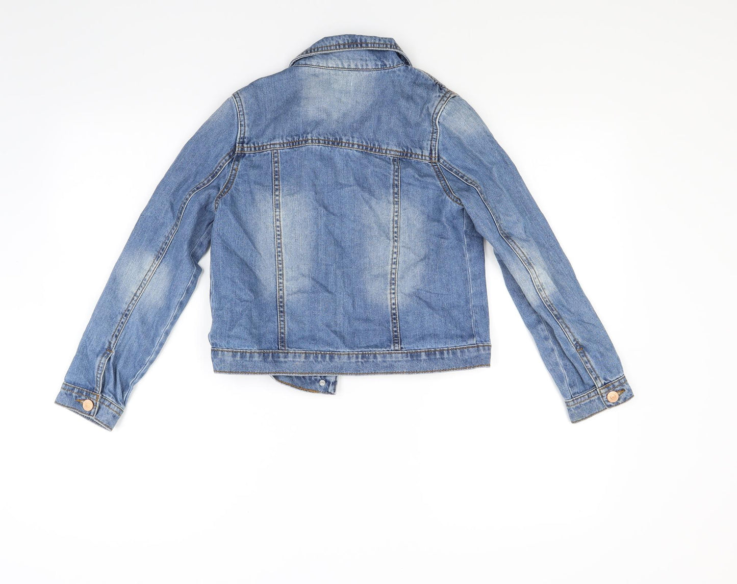 F&F Girls Blue  Denim Jacket  Size 9-10 Years
