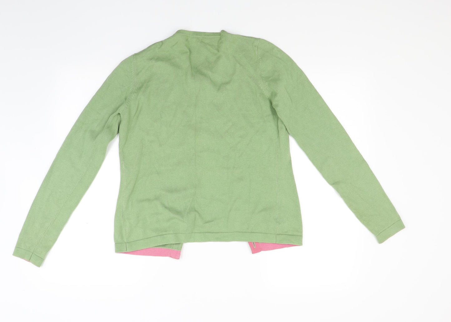 Per Una Womens Green  Knit Cardigan Jumper Size S