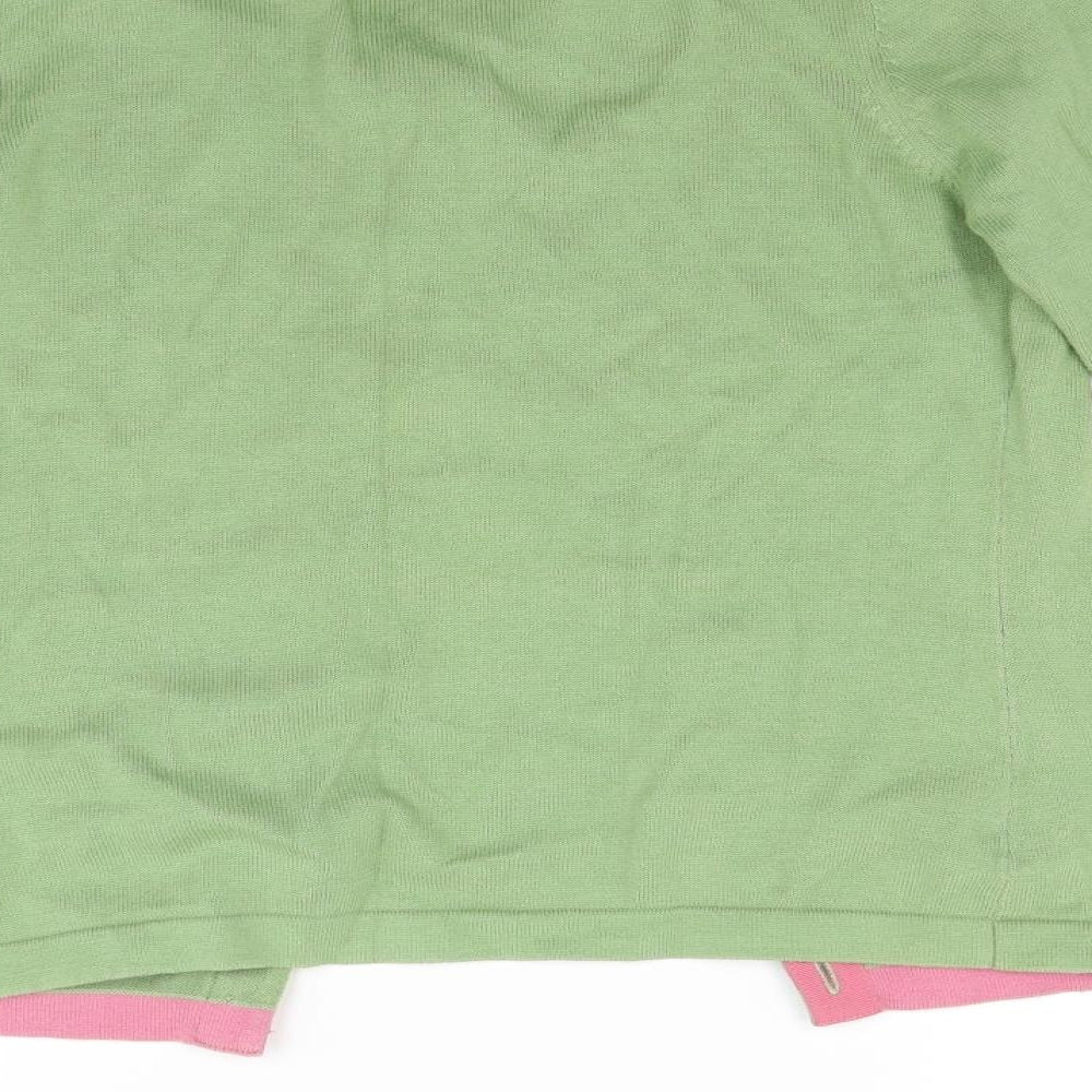 Per Una Womens Green  Knit Cardigan Jumper Size S