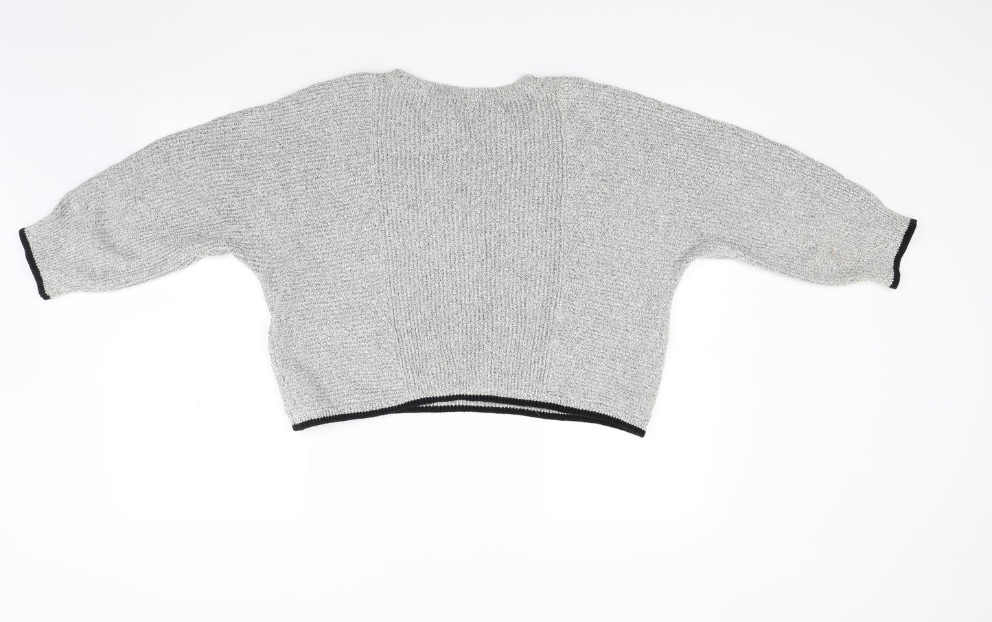 Topshop Womens Grey  Knit Pullover Jumper Size 14
