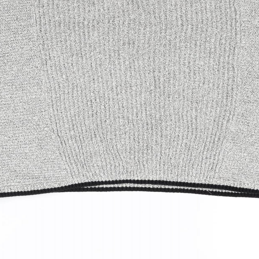 Topshop Womens Grey  Knit Pullover Jumper Size 14