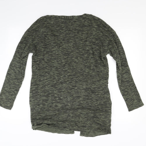 Topshop Womens Green  Knit Cardigan Jumper Size 12