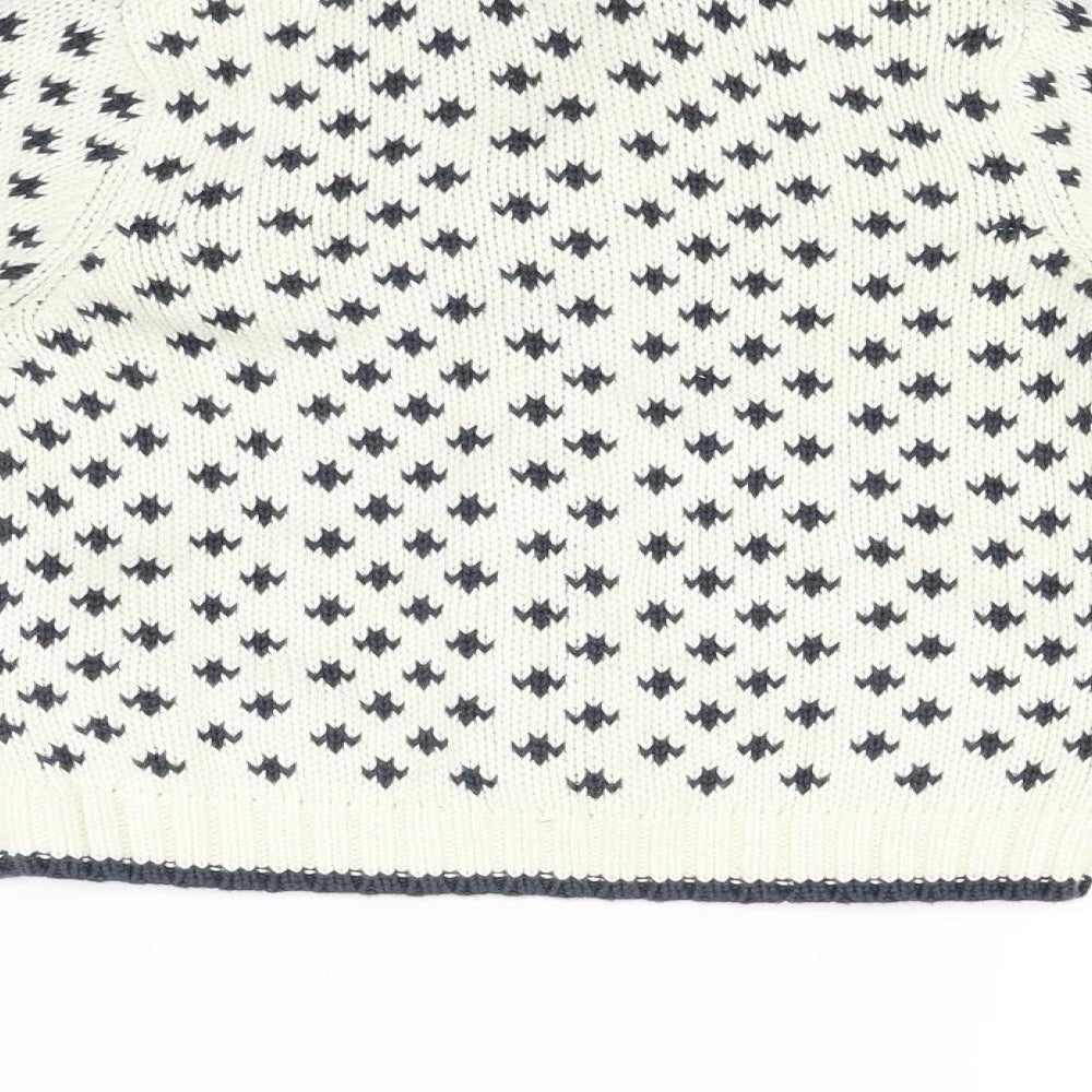 Gap Boys White  Knit Cardigan Jumper Size 18-24 Months