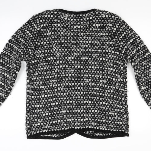 Casamere Womens Grey  Knit Cardigan Jumper Size M