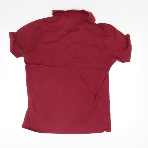Uniqlo Mens Red  Jacquard  Polo Size XL