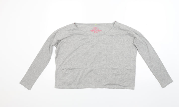 Primark Womens Grey Jacquard Pullover Sweatshirt Size 14