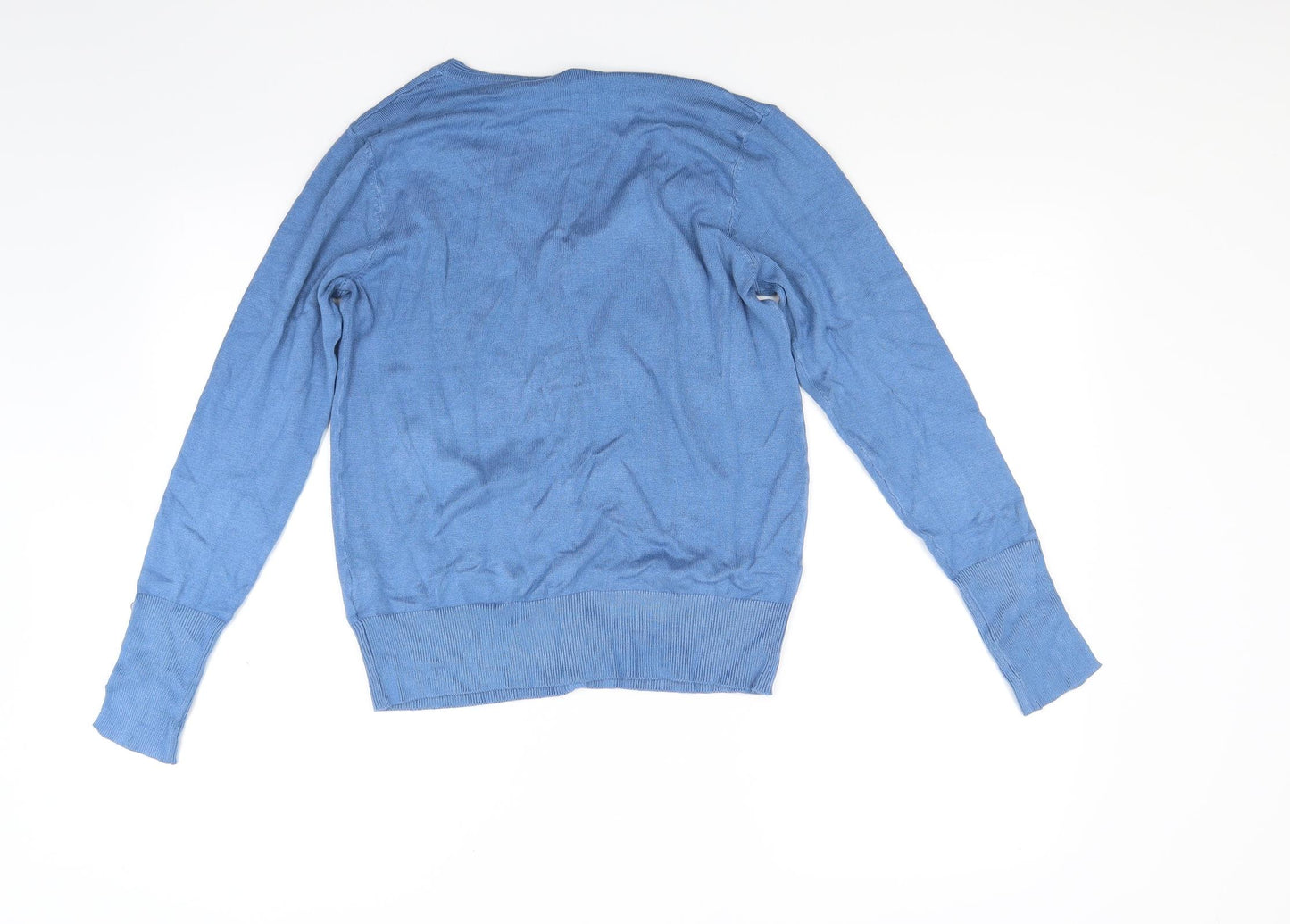 Primark Womens Blue  Knit Cardigan Jumper Size S