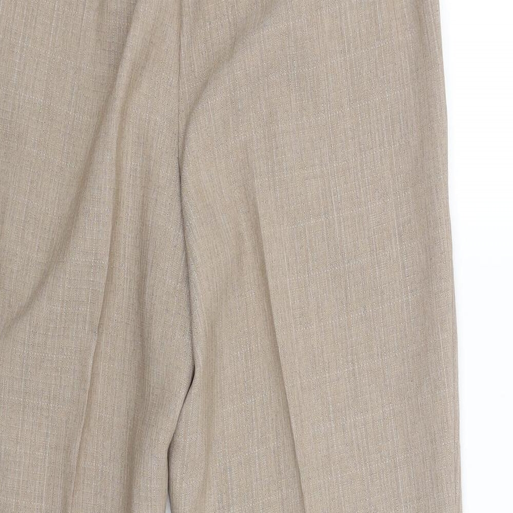 Marks and Spencer Womens Brown   Cropped Trousers Size 12 L22 in